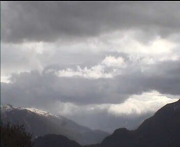 Sernageomin webcam at Hudson volcano - often very cloudy